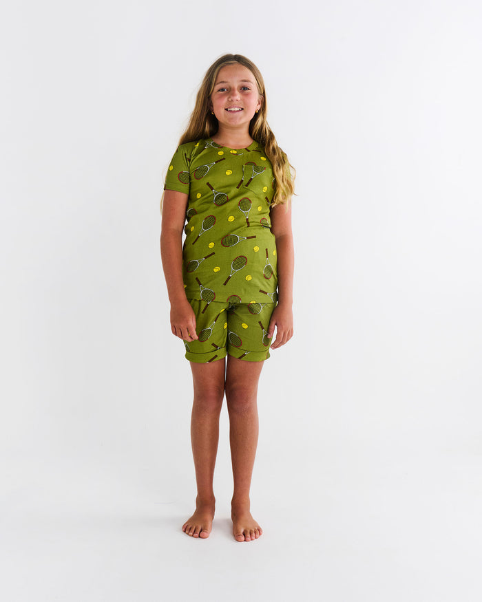 Deuce Kids Organic Cotton Short Sleeve Tee & Short Pyjama Set