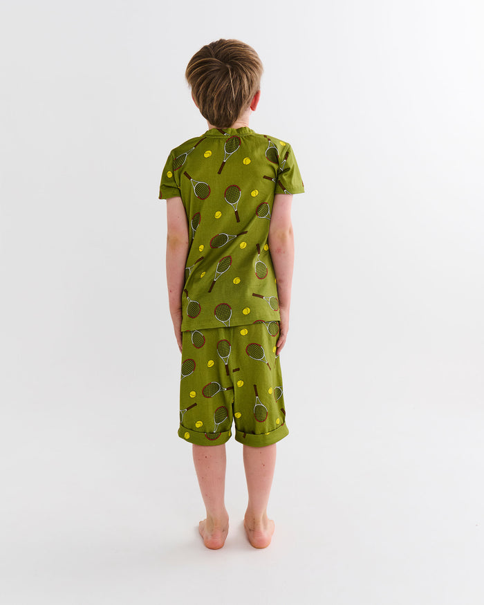 Deuce Kids Organic Cotton Short Sleeve Tee & Short Pyjama Set