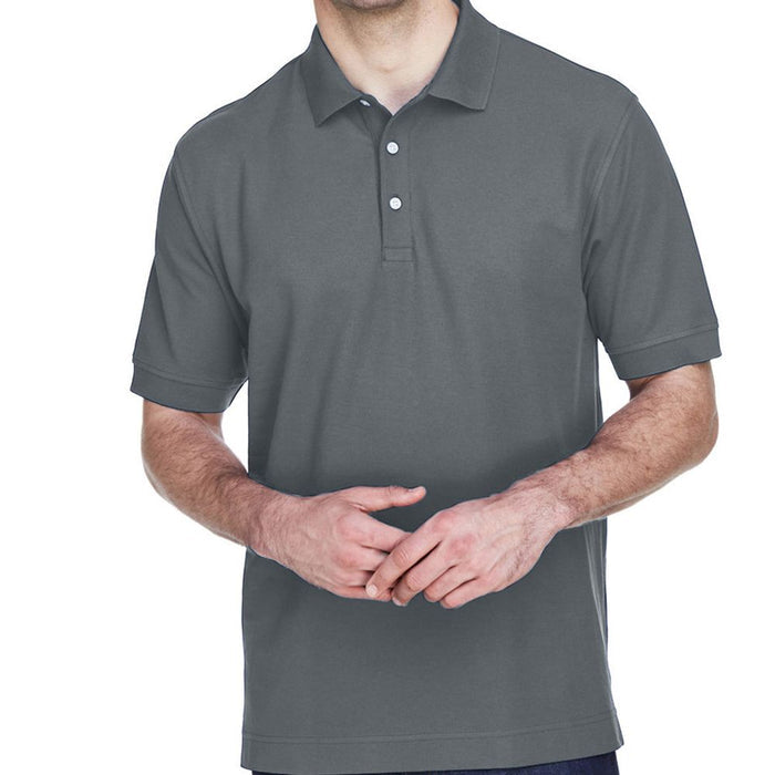 Devon & Jones Men's Short Sleeve Pique Polo