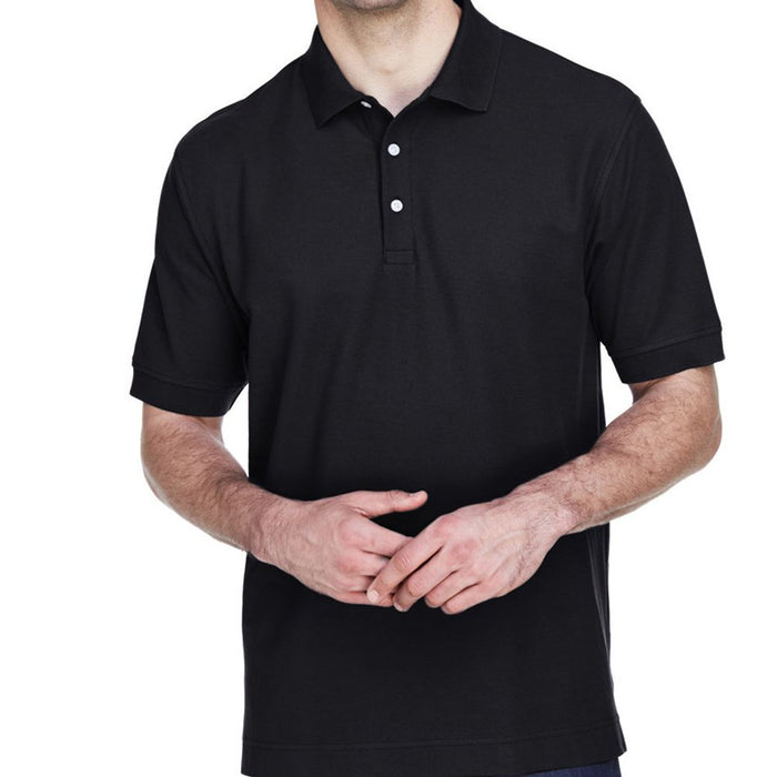 Devon & Jones Men's Short Sleeve Pique Polo