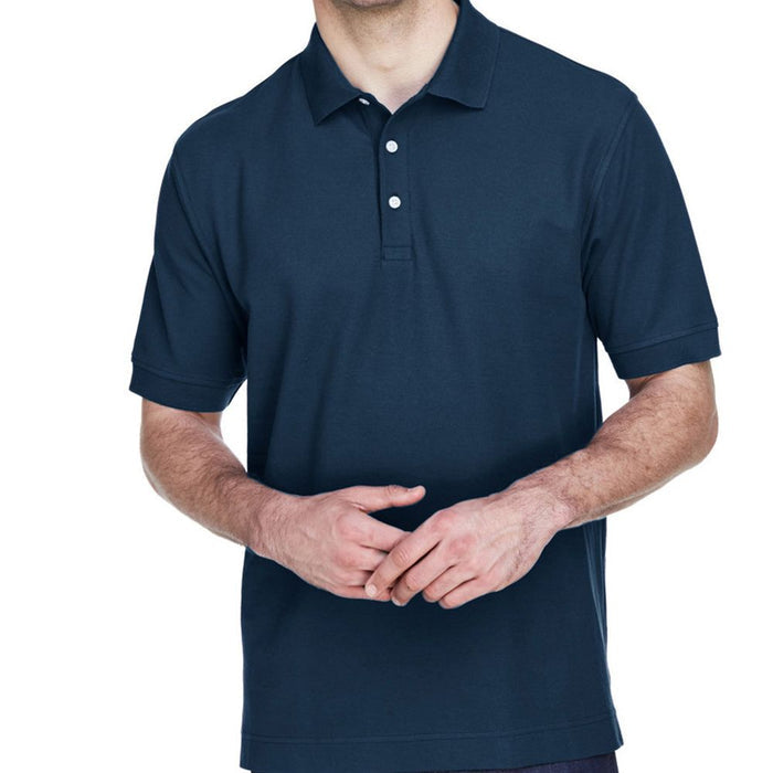 Devon & Jones Men's Short Sleeve Pique Polo