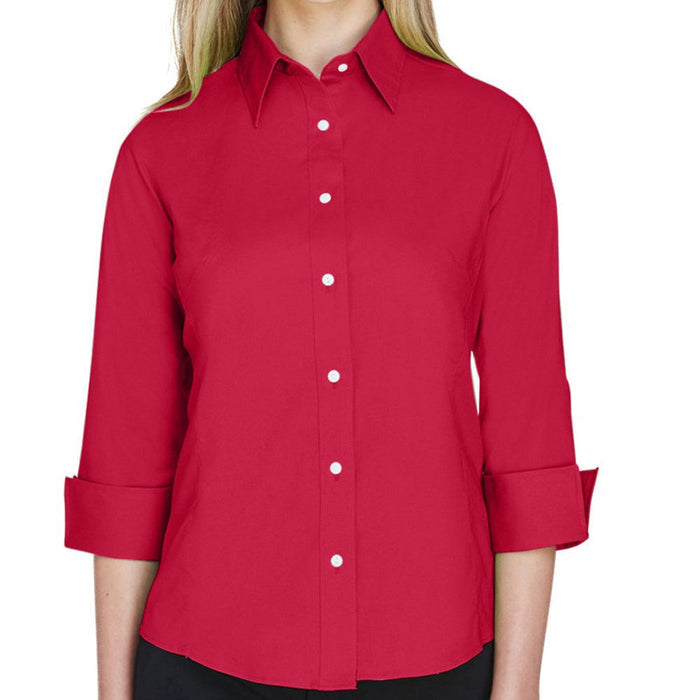 Devon & Jones Perfect Fit™ Women's Quarter Sleeve Button Up