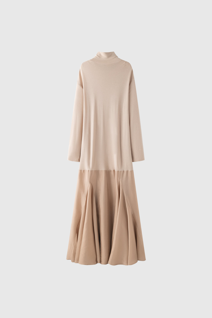 Dilnoza Deconstruct Flared Maxi Dress