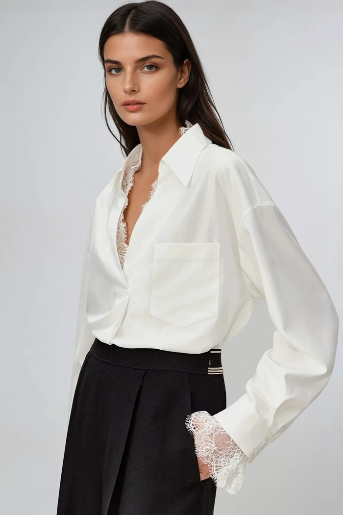 dip-lace-v-neck-shirt