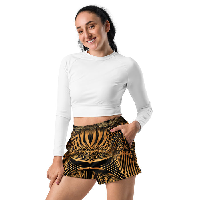 Down the Ribbit Hole Unisex Athletic Shorts