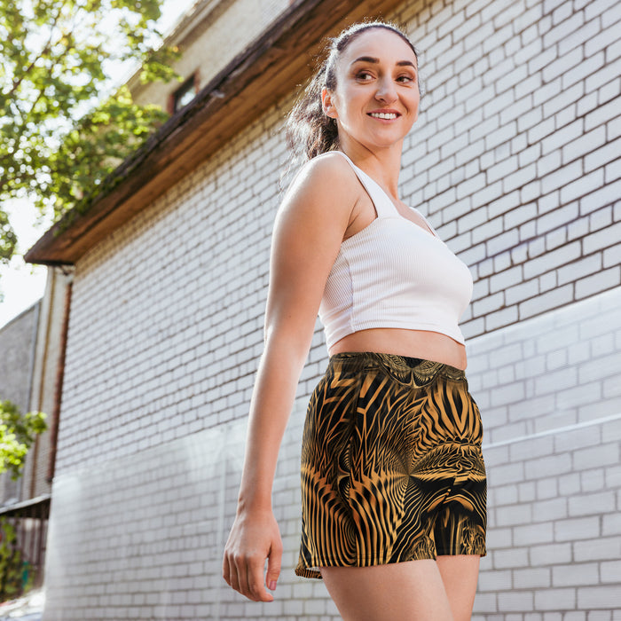 Down the Ribbit Hole Unisex Athletic Shorts