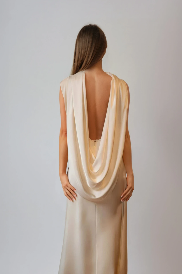 drago-draped-back-satin-maxi-dress