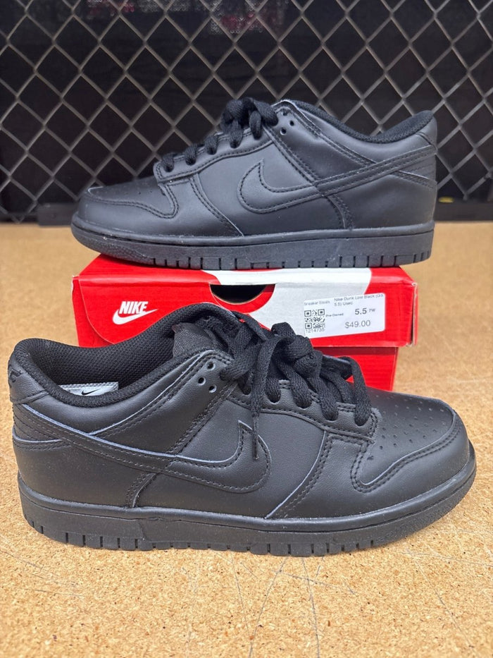 Nike Dunk Low Black (GS 5.5) Used - Sneakers - Jawns on Fire Sneakers & Shoes