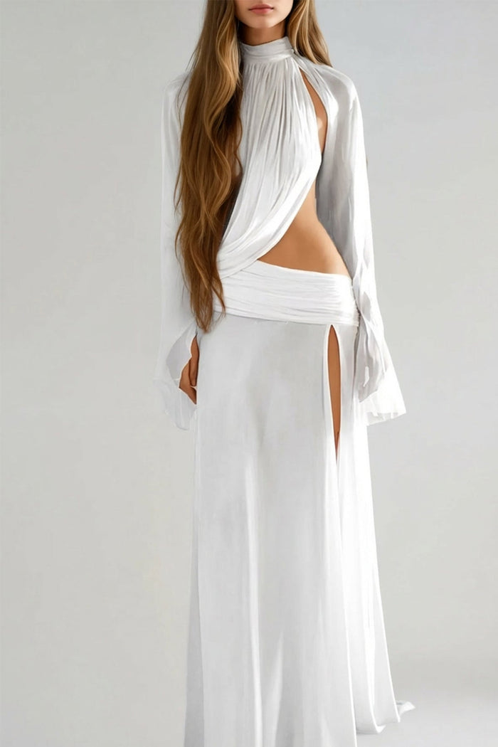 dzhokhar-cutout-ruch-split-maxi-dress