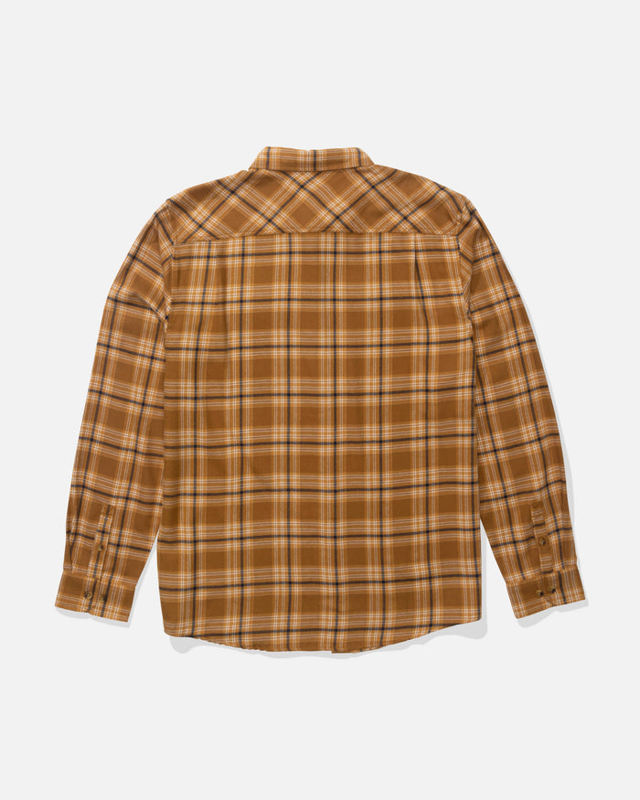 Early Bird Flannel - Bronze Brown