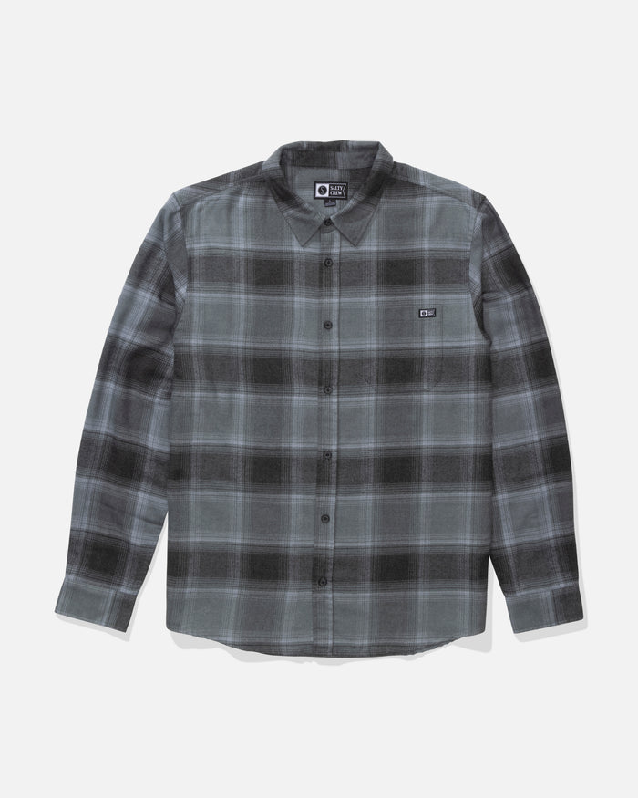 Early Bird Flannel - Pirate Black