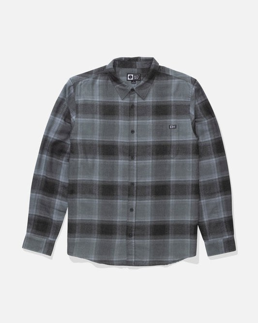 Early Bird Flannel - Pirate Black