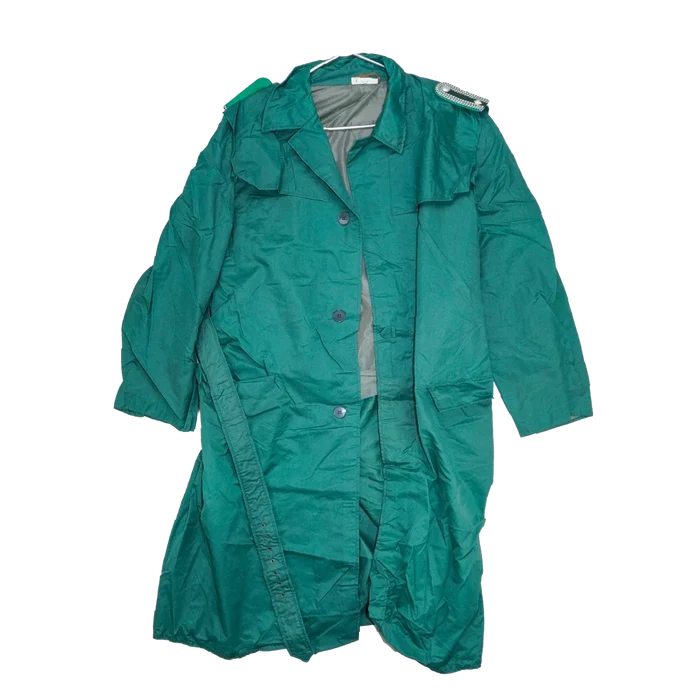 East German Police Rain Coat - G48, Medium, Item 3 - East German Army Surplus - Rain Jackets