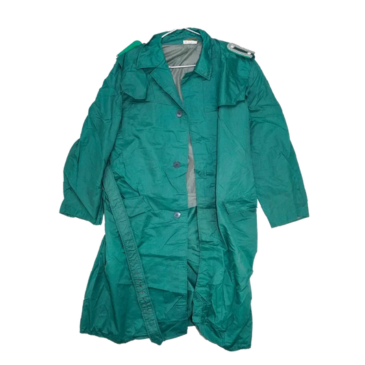East German Police Rain Coat - G48, Medium, Item 3 - East German Army Surplus - Rain Jackets