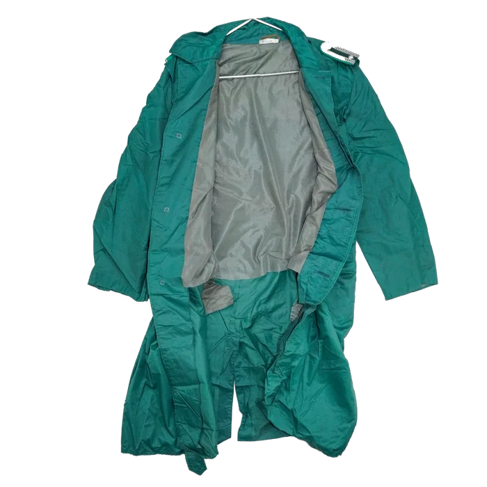 East German Police Rain Coat - G48, Medium, Item 3 - East German Army Surplus - Rain Jackets