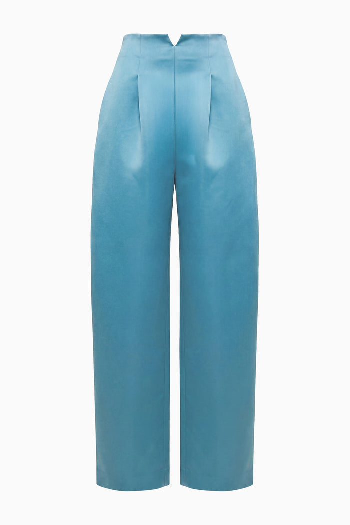 Edlyn Satin Pant - Heron