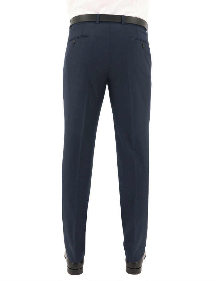 Edward 106 French Navy Australian Merino Wool Suit Trouser