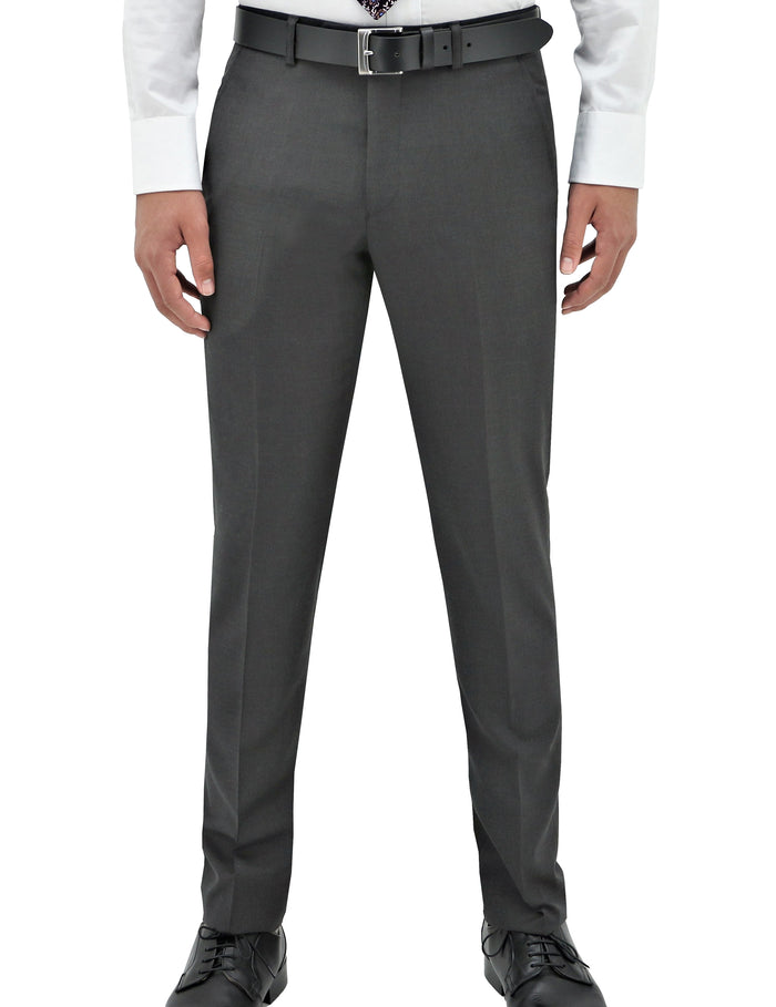 Edward 106 Grey Australian Merino Wool Suit Trouser