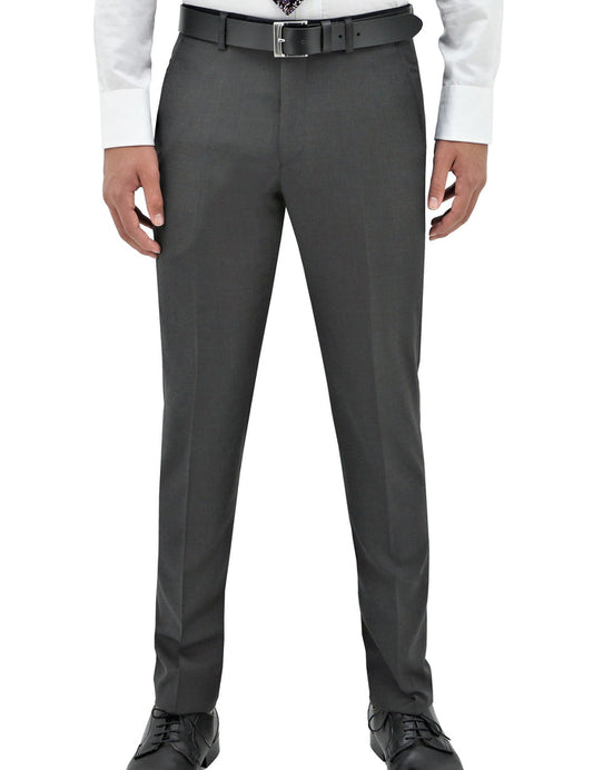 Edward 106 Grey Australian Merino Wool Suit Trouser