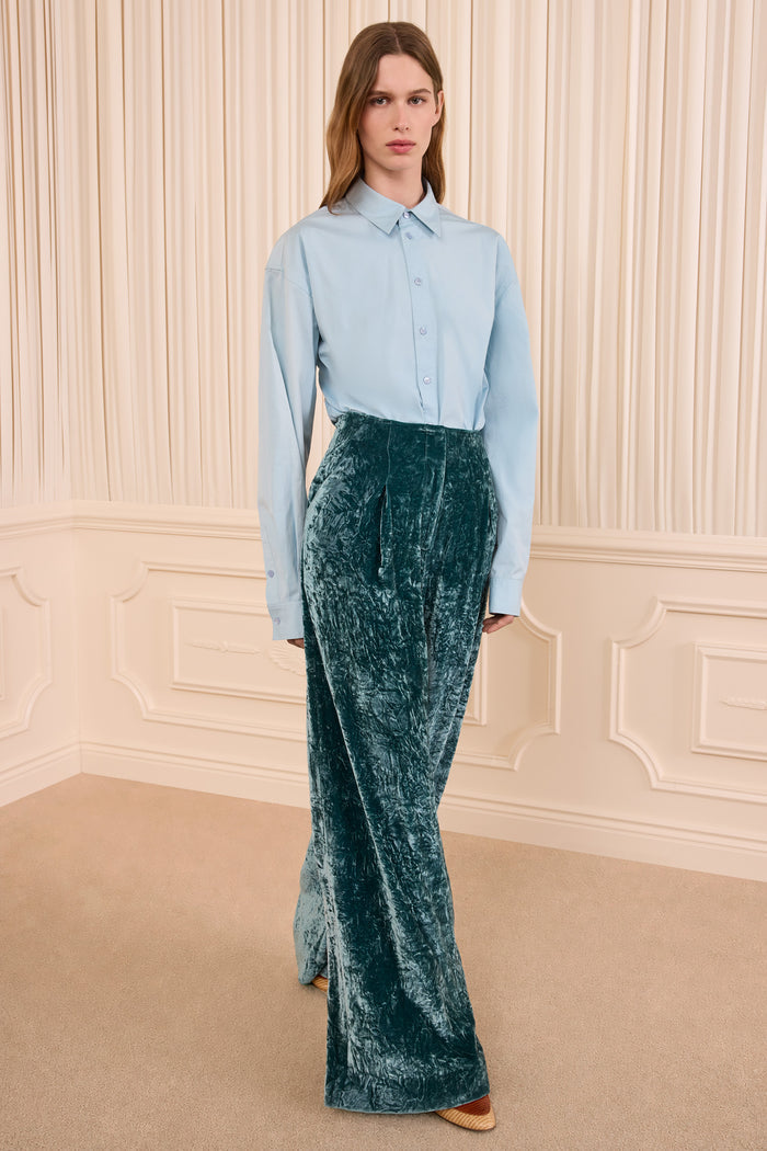Elan Velvet Pant - Jadeite