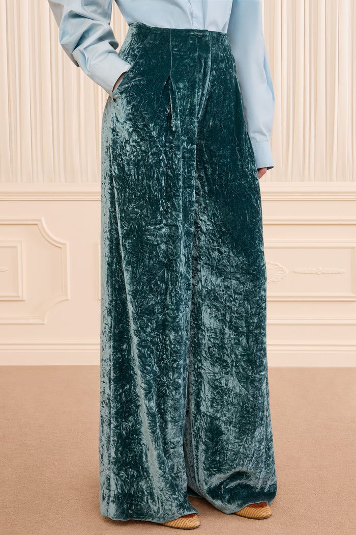 Elan Velvet Pant - Jadeite