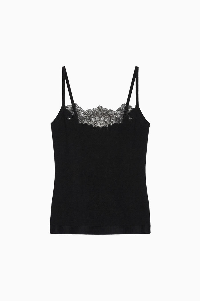 Elena Lace Cami - Noir