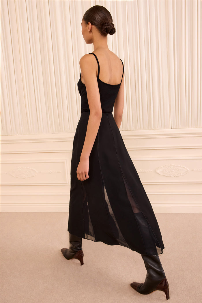 Elia Midi Skirt - Noir