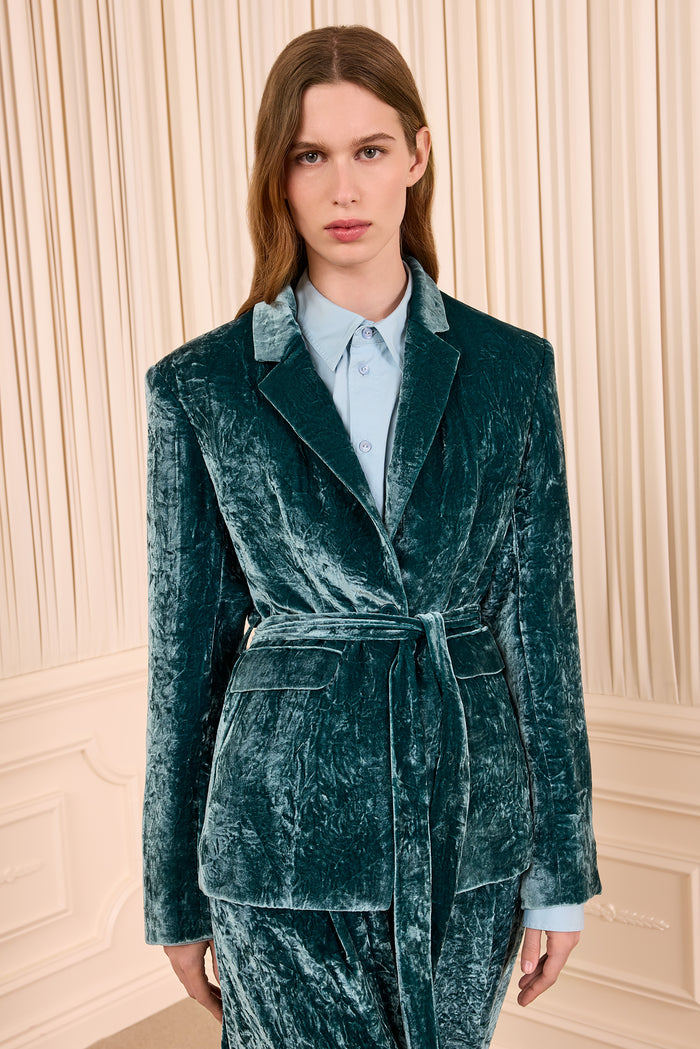 Ellery Velvet Jacket - Jadeite