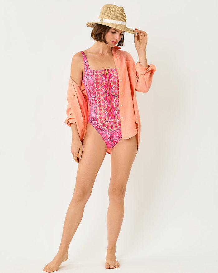Lilly Pulitzer - Emil One Piece Swimsuit - Paradise Punch Jims Stuff