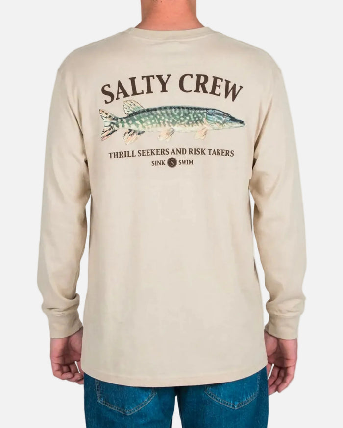 Euro Pike Premium L/S Tee - Moonbeam