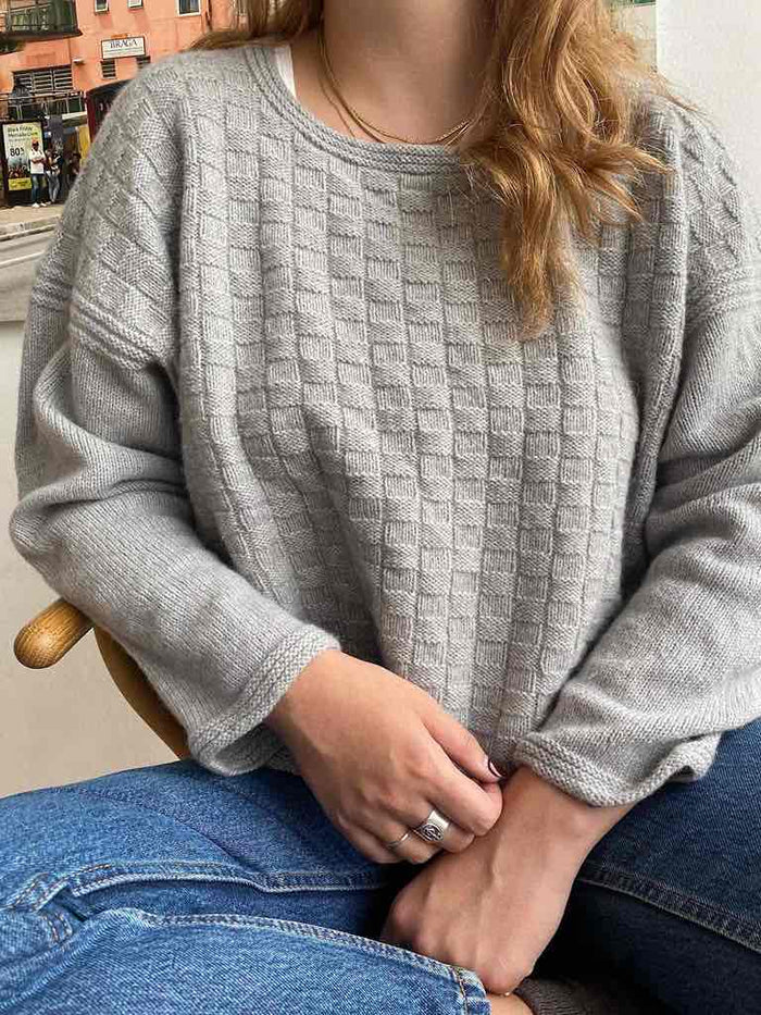 Exit sweater by Hanne Falkenberg, No 2 knitting kit Knitting kits Önling - Katrine Hannibal