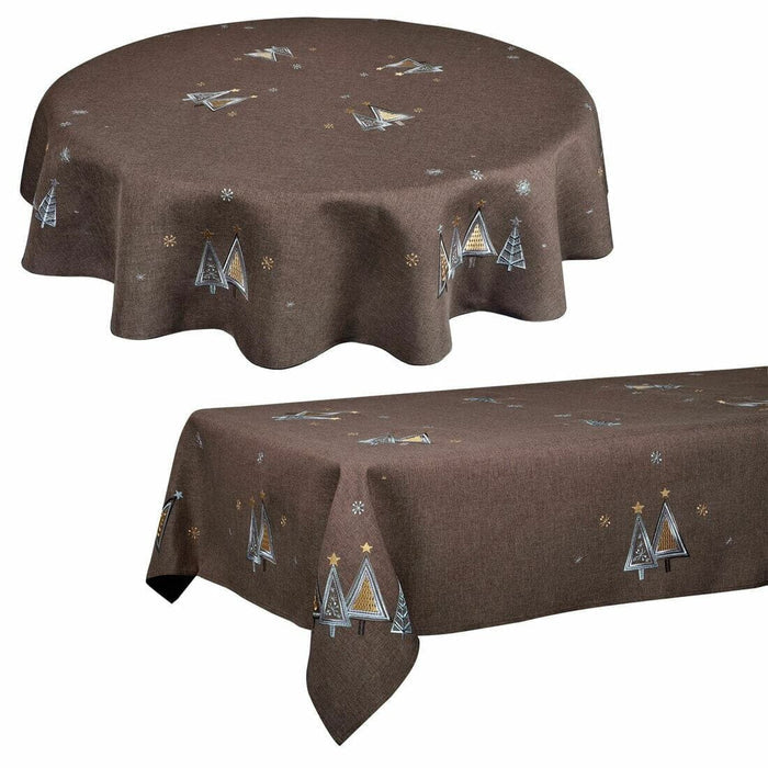 Xmas Tree Brown / 52 x 70"