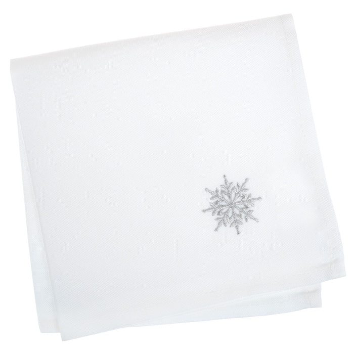 Snowflake White / 4pk of Napkins