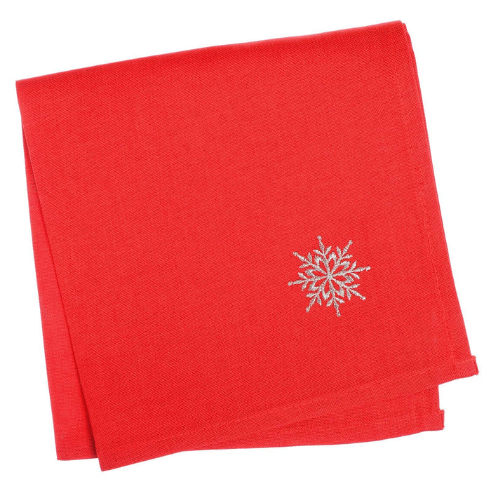 Snowflake Red / 4pk of Napkins