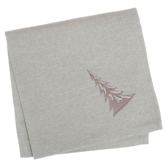Xmas Tree Grey / 4pk of Napkins