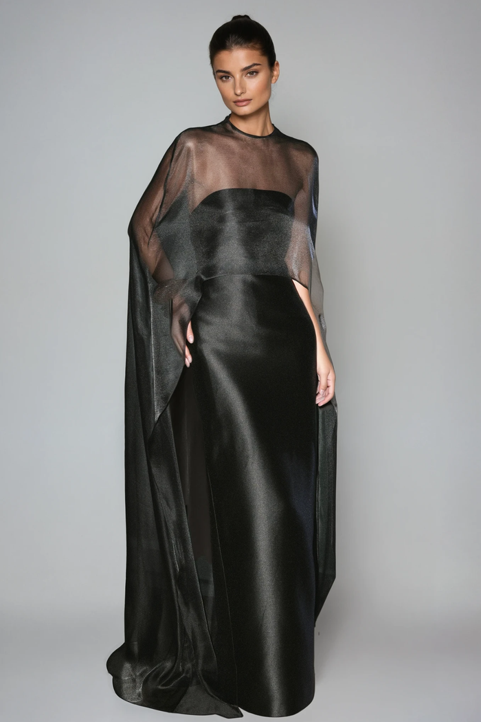 fallon-mesh-shawl-silky-maxi-dress-in-black