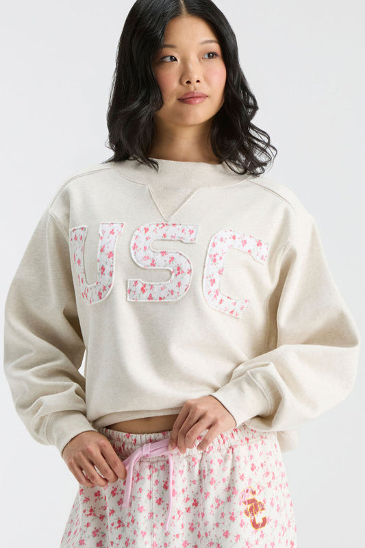 Fanatics Crew Neck - CARDINAL KISS HEATHER