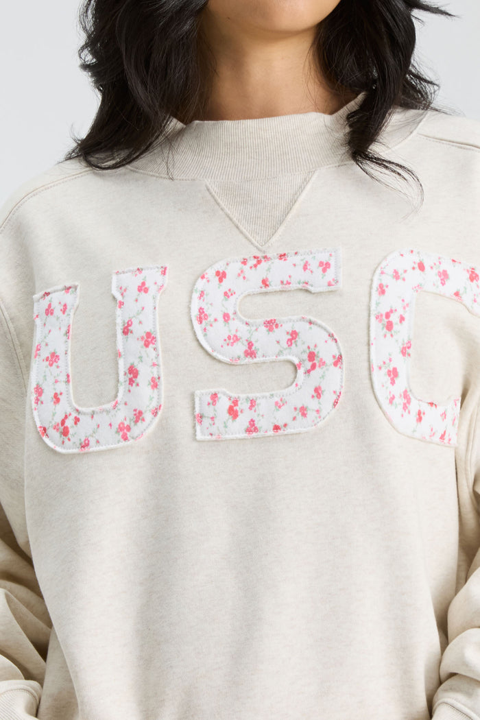 Fanatics Crew Neck - CARDINAL KISS HEATHER