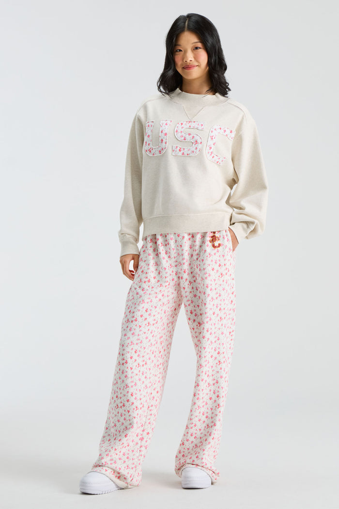 Fanatics Crew Neck - CARDINAL KISS HEATHER