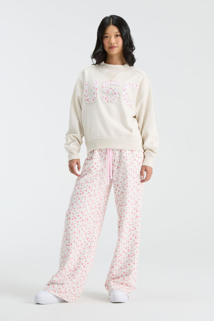 Fanatics Crew Neck - CARDINAL KISS HEATHER