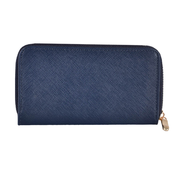 Fara Womens Purse Soft Faux Leather With Zip Fastening