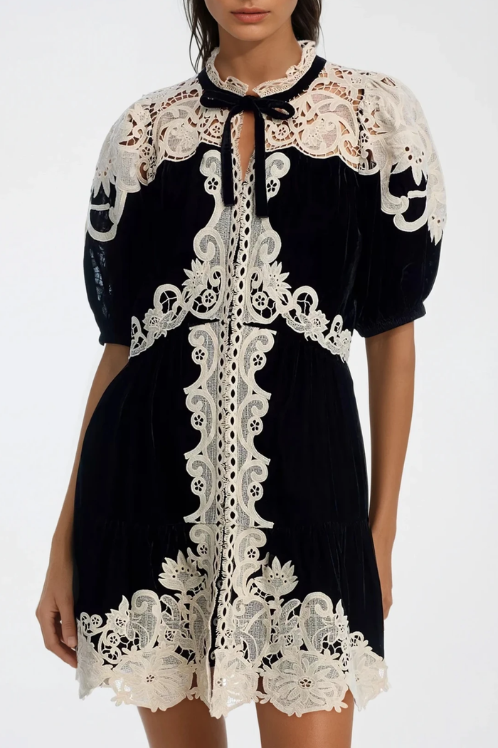 farzad-puff-sleeve-deconstruct-cochet-mini-dress