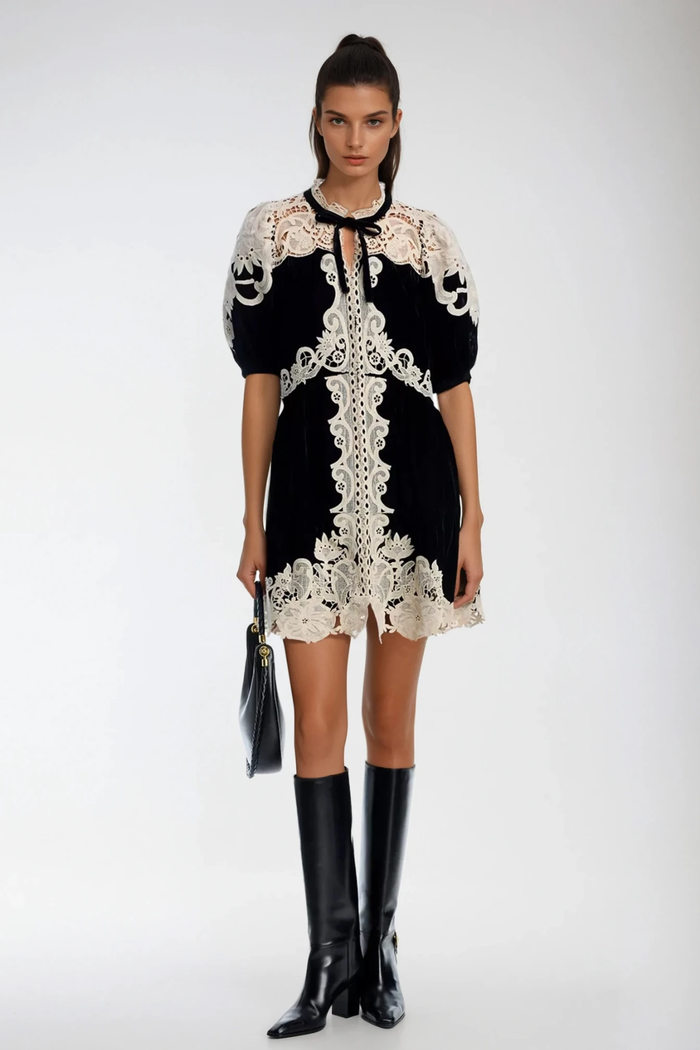 farzad-puff-sleeve-deconstruct-cochet-mini-dress