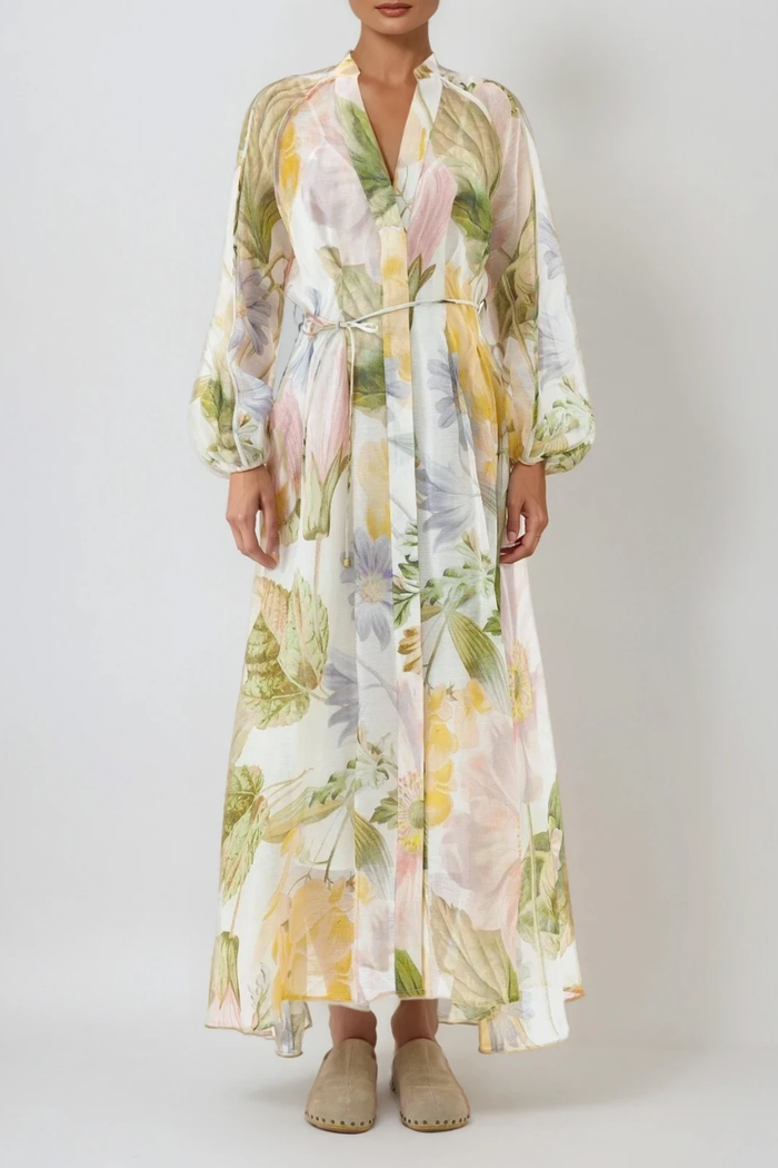 fatin-balloon-sleeve-floral-maxi-dress