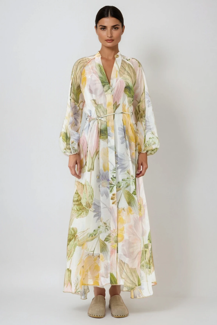 fatin-balloon-sleeve-floral-maxi-dress