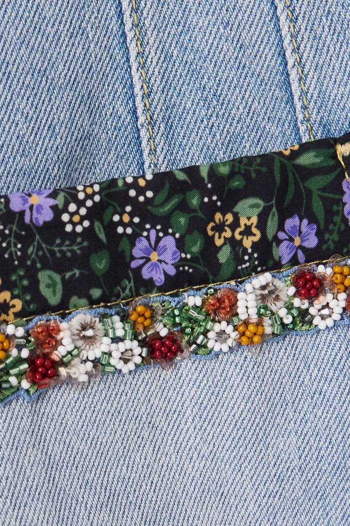 Faustinus Floral Denim Jacket