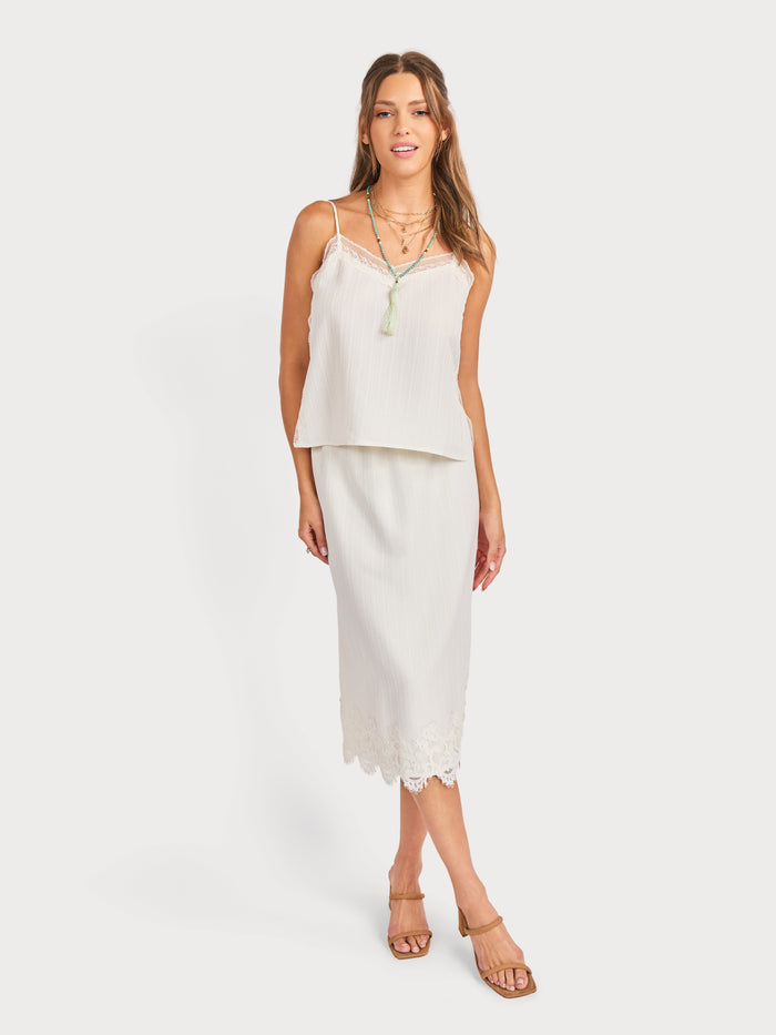 Fawn Lace Trim Cami