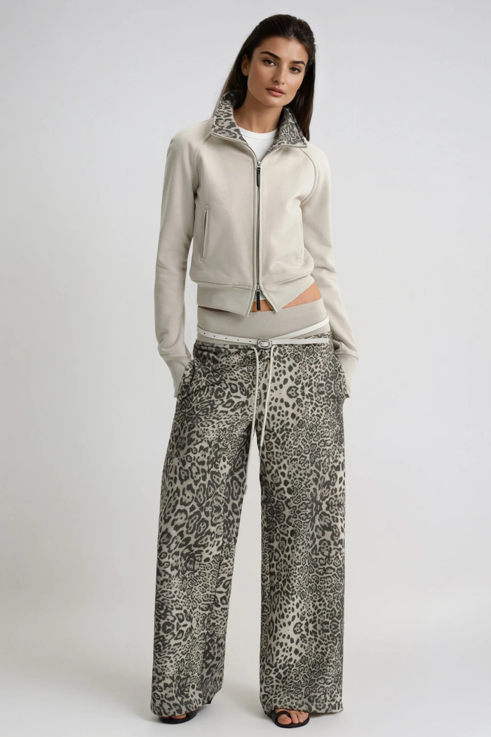 Fawzia Leopard Pants Set