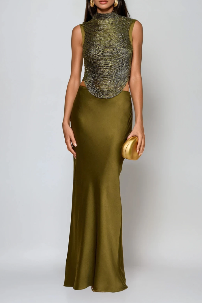 fedde-fringe-satin-skirt-set-in-olive