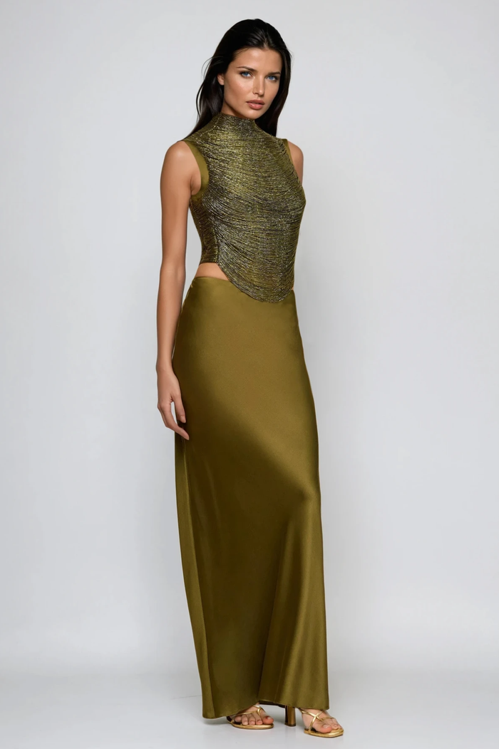 fedde-fringe-satin-skirt-set-in-olive